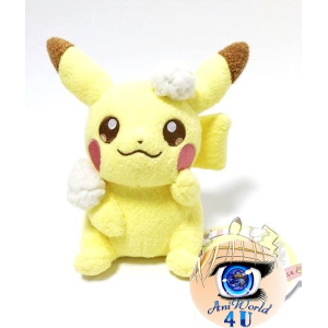 Authentic Pokemon center plush Pikachu Oteire Please 18CM